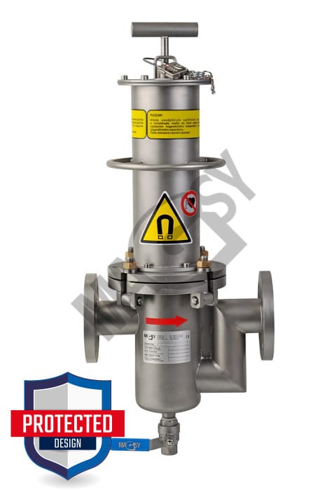 Magneettierotin nestemäisille seoksille DN 50 - uusi tyyppi UP Magneettierotin nestemäisille seoksille DN 50 - uusi tyyppi UP